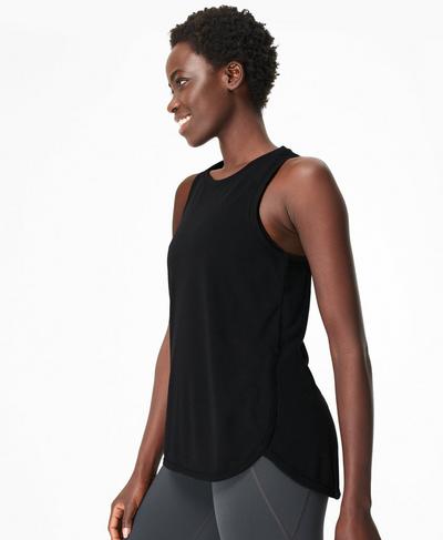 Pacesetter Running Vest, Black | Sweaty Betty
