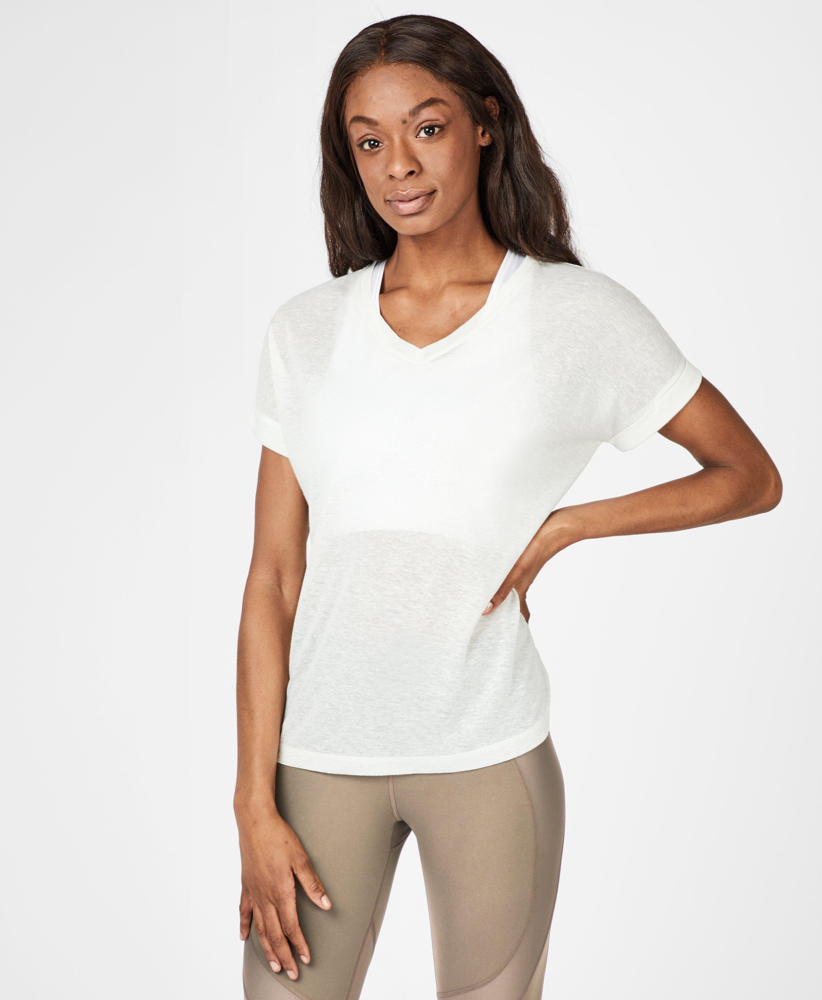 boyfriend v neck tee