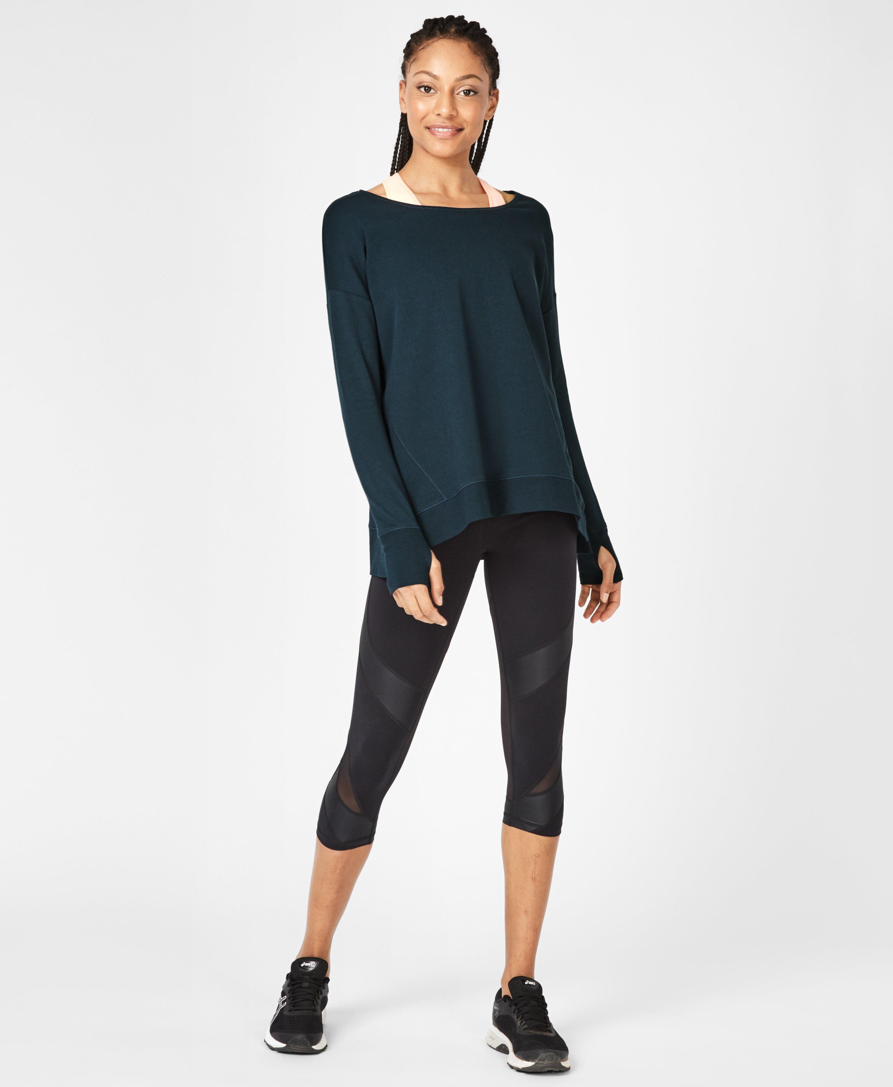 simhasana sweatshirt sweaty betty