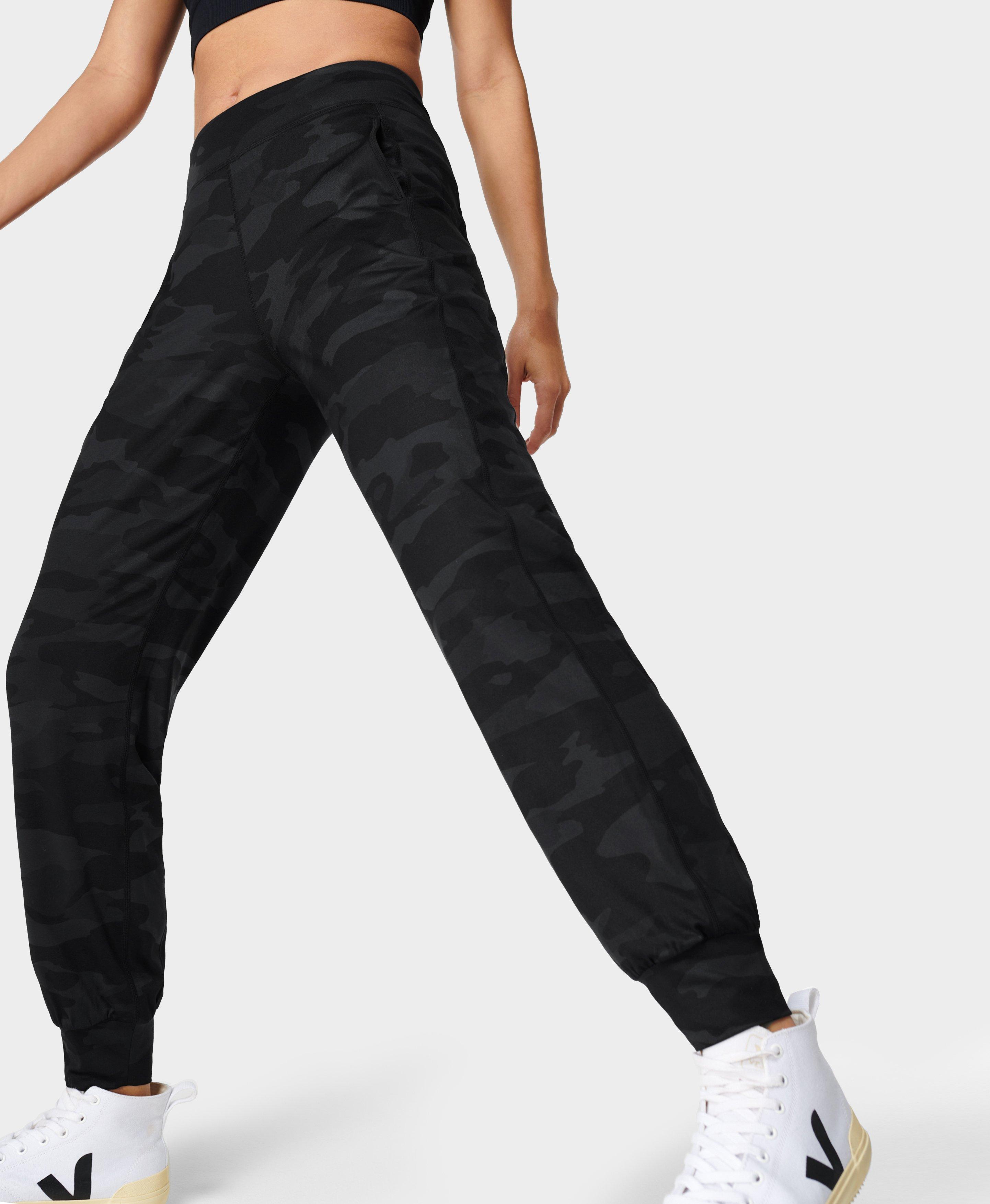 Gary Yoga Pants - ultrablackcamoprint 
