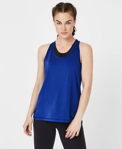 Compound Workout Vest, Blue Quartz | Sweaty Betty