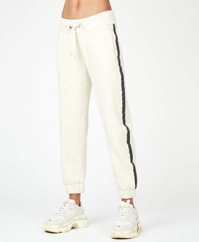 Liberate 7/8 Cuffed Trousers, Off White | Sweaty Betty