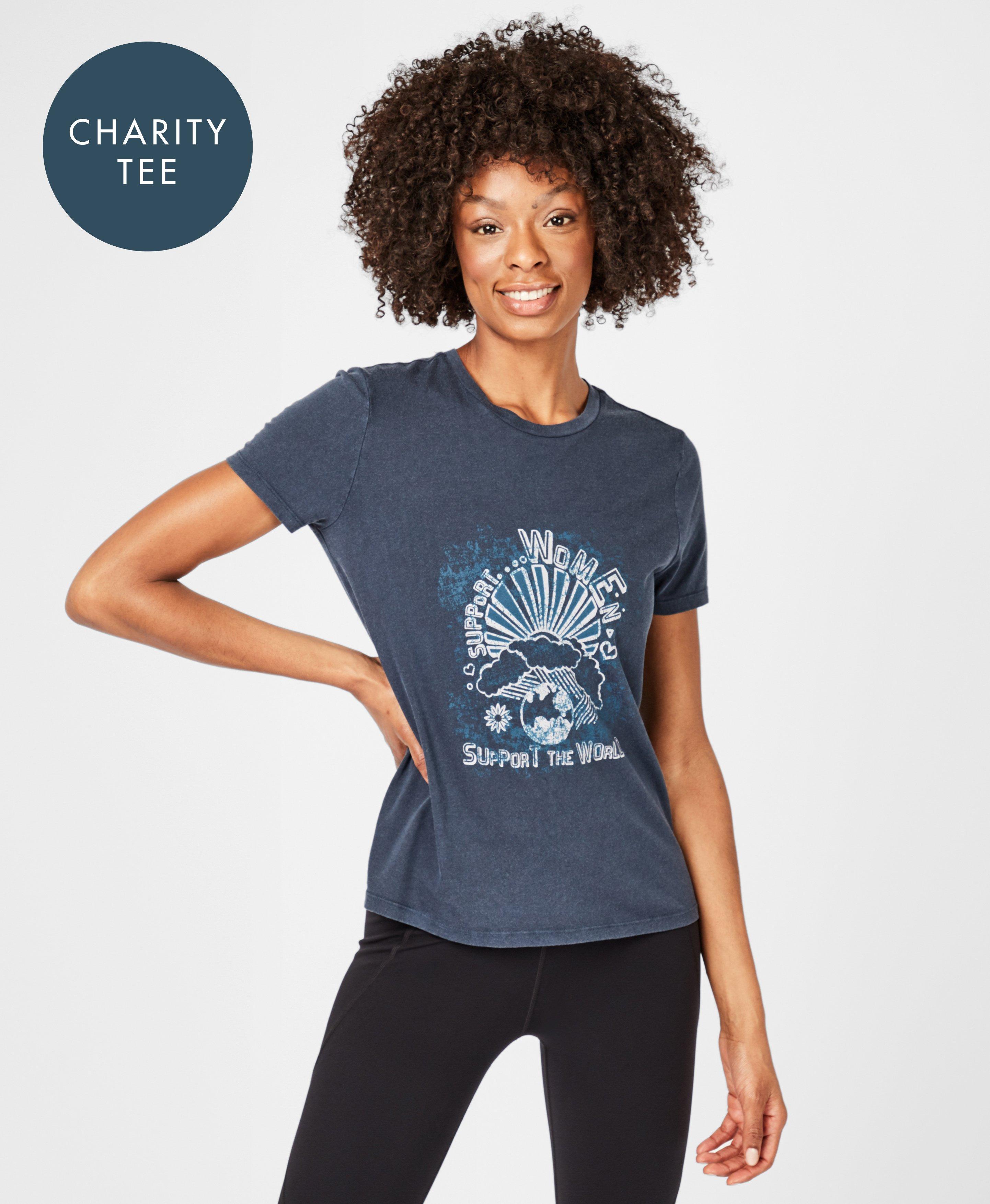 Euphoria Short Sleeve Wo T-Shirt, Beetle Blue A | Sweaty Betty