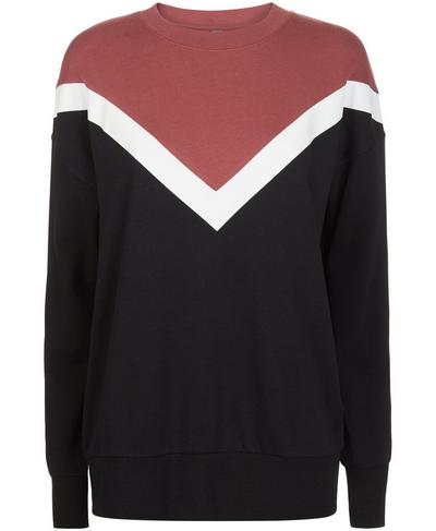 Colour Block Jumper, RUST | Sweaty Betty
