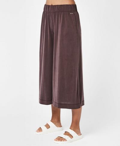 Peaceful Culotte, Black Cherry | Sweaty Betty