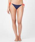 Lagoon Reversible Bikini Bottoms, Beetle Blue Marl | Sweaty Betty