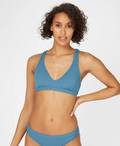 Retro Bikini Top, Stellar Blue | Sweaty Betty