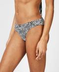 Retro Bikini Bottoms, Monochrome Croc Jacquard | Sweaty Betty