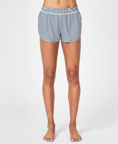 Surfs Up Board Shorts, Beetle Blue Stripe | Sweaty Betty