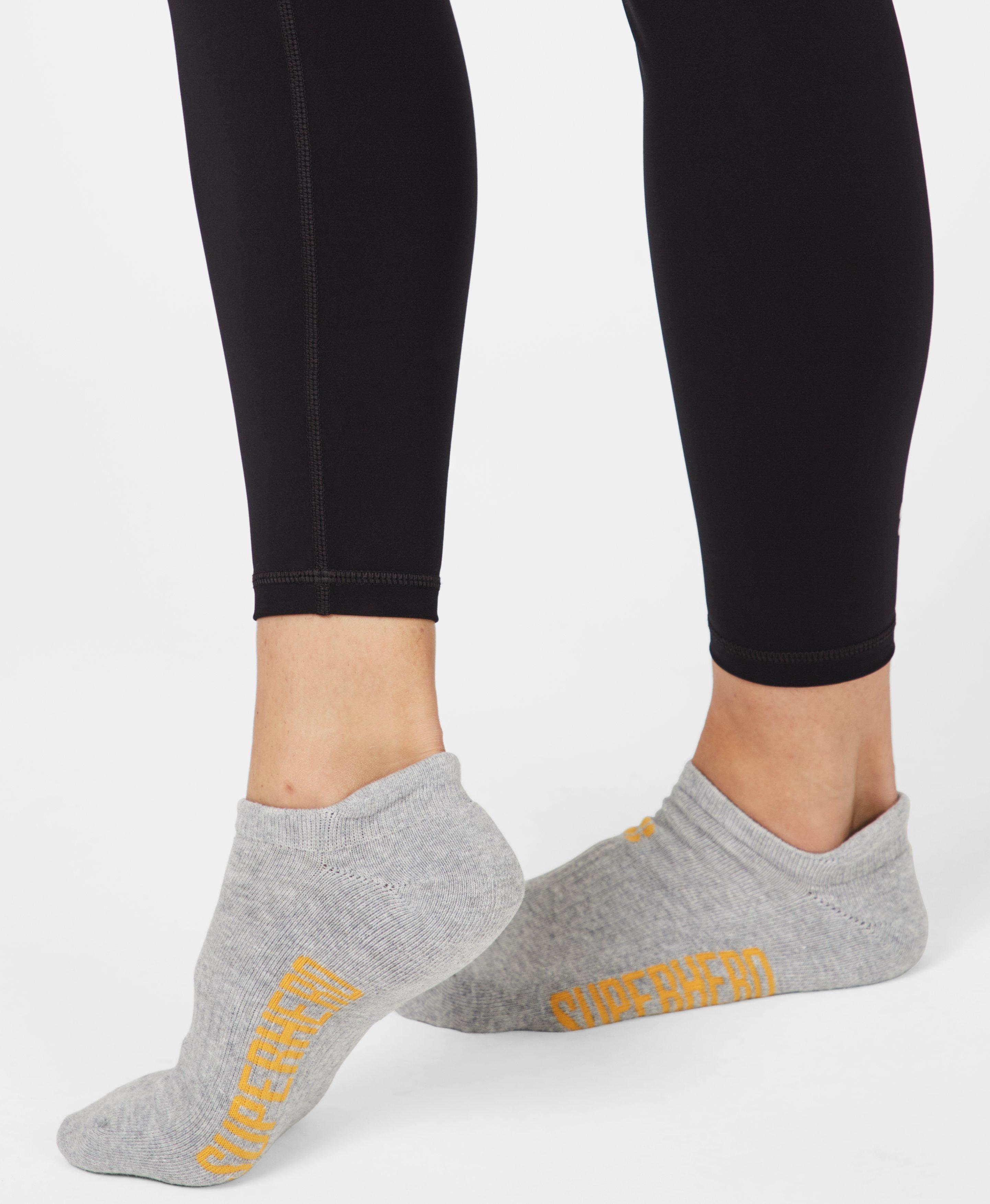 Workout Trainer Socks, Light Grey Jacquard | Sweaty Betty