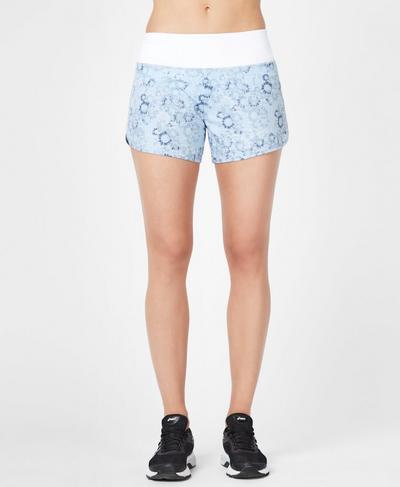 Time Trial Running Shorts, Infinity Blue Magic Circle | Sweaty Betty