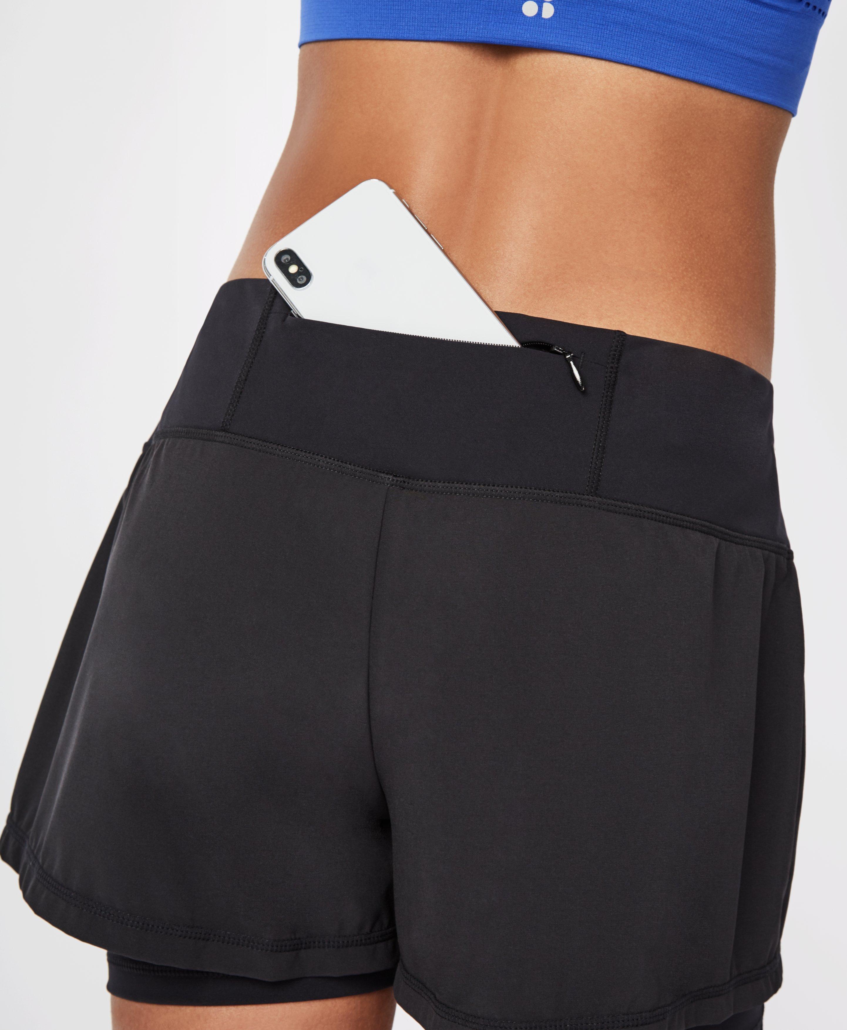 under shorts with phone pocket