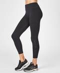 Contour 7/8 Workout Leggings, Black Logo | Sweaty Betty