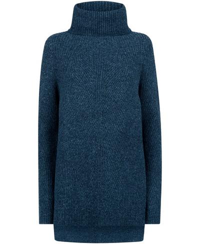 Shakti Wool Blend Jumper, Beetle Blue | Sweaty Betty