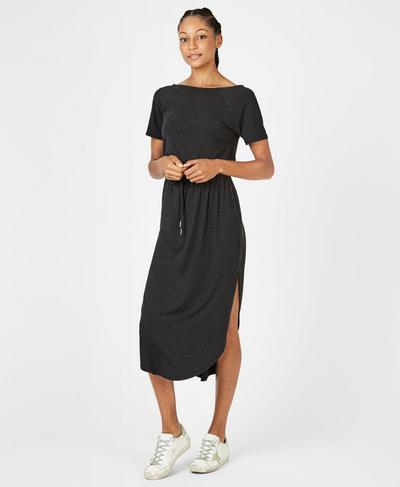 Artemis Dress, Black Marl | Sweaty Betty