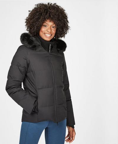 North Pole Short Primaloft Jacket, Black | Sweaty Betty