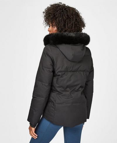 North Pole Short Primaloft Jacket, Black | Sweaty Betty