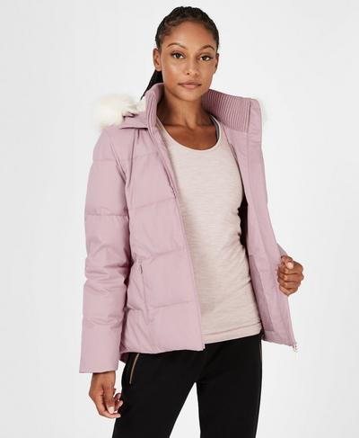 North Pole Short Primaloft Jacket, Velvet Rose | Sweaty Betty