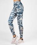 Super Sculpt High Waisted Mesh Yoga Leggings, Stellar Blue Water Print | Sweaty Betty