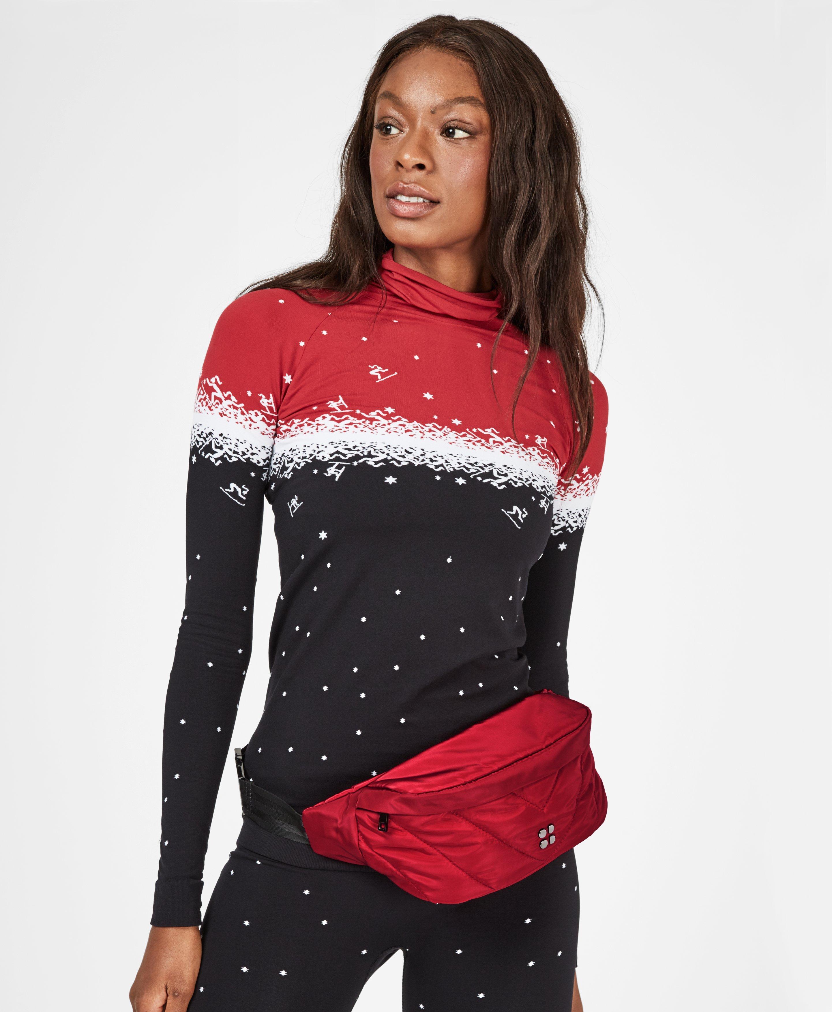 Aspen Ski Bum Bag, Retro Red | Sweaty Betty