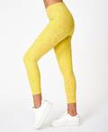 Flatter Me Jacquard 7/8 Gym Leggings, Camel Brown Snake Jacquard | Sweaty Betty