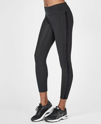 Thermodynamic Thermal 7/8 Running Leggings, Black | Sweaty Betty