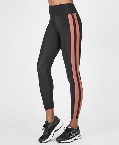 Thermodynamic Thermal 7/8 Running Leggings, RUST | Sweaty Betty