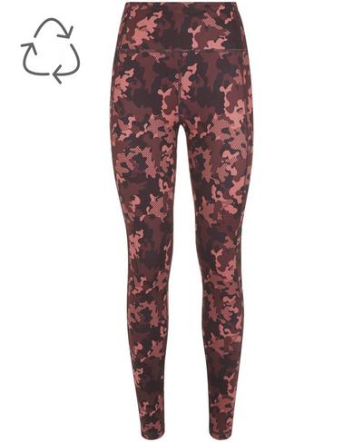 Super Sculpt Soft High Waisted Yoga Leggings, Rust Camo | Sweaty Betty