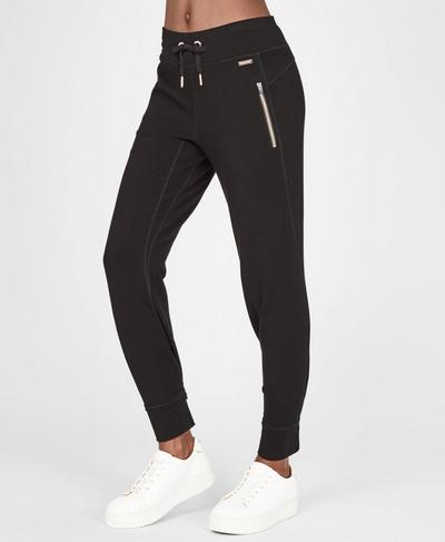 Rhythm Merino Trousers, Black | Sweaty Betty