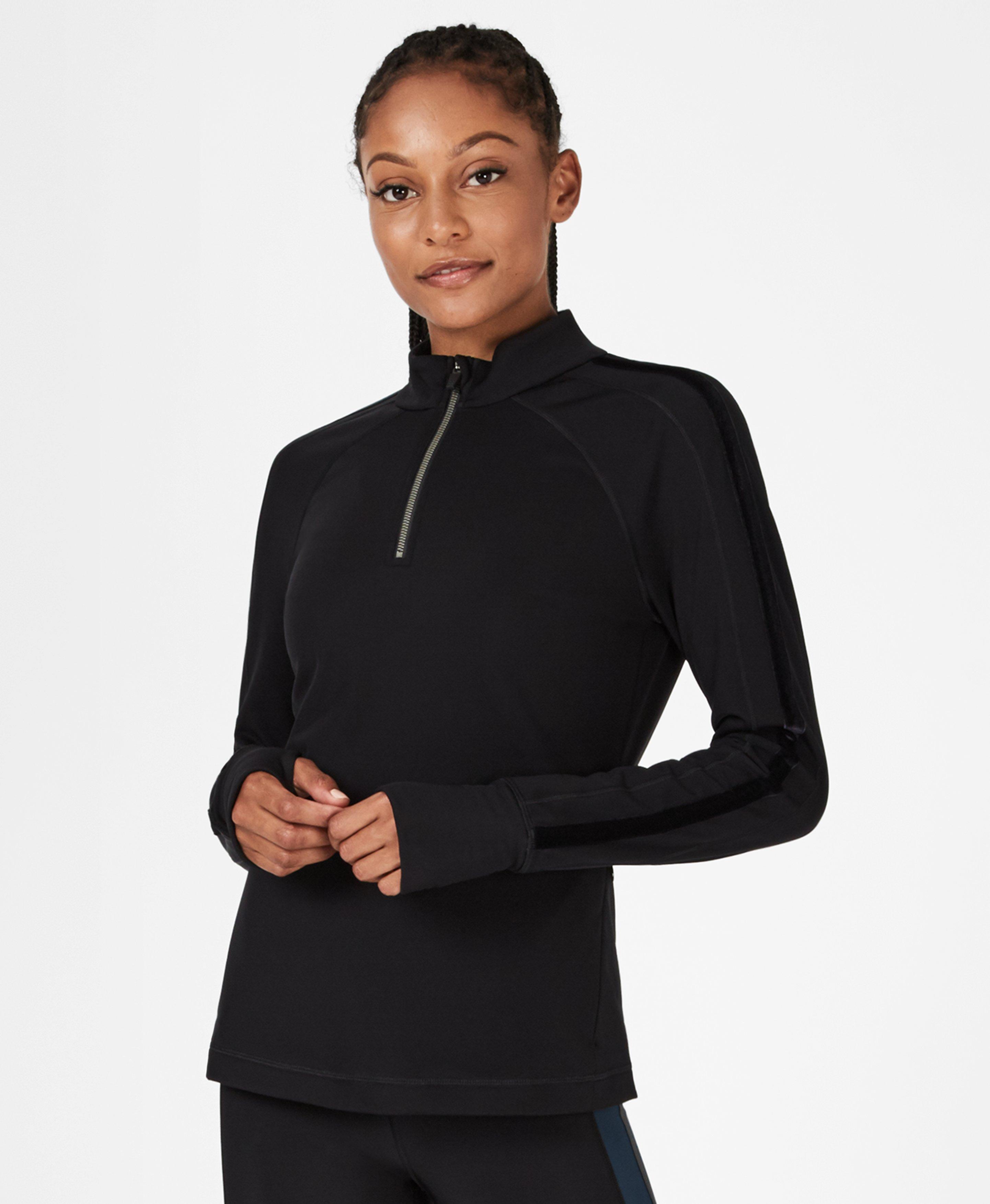 quarter zip athletic pullover