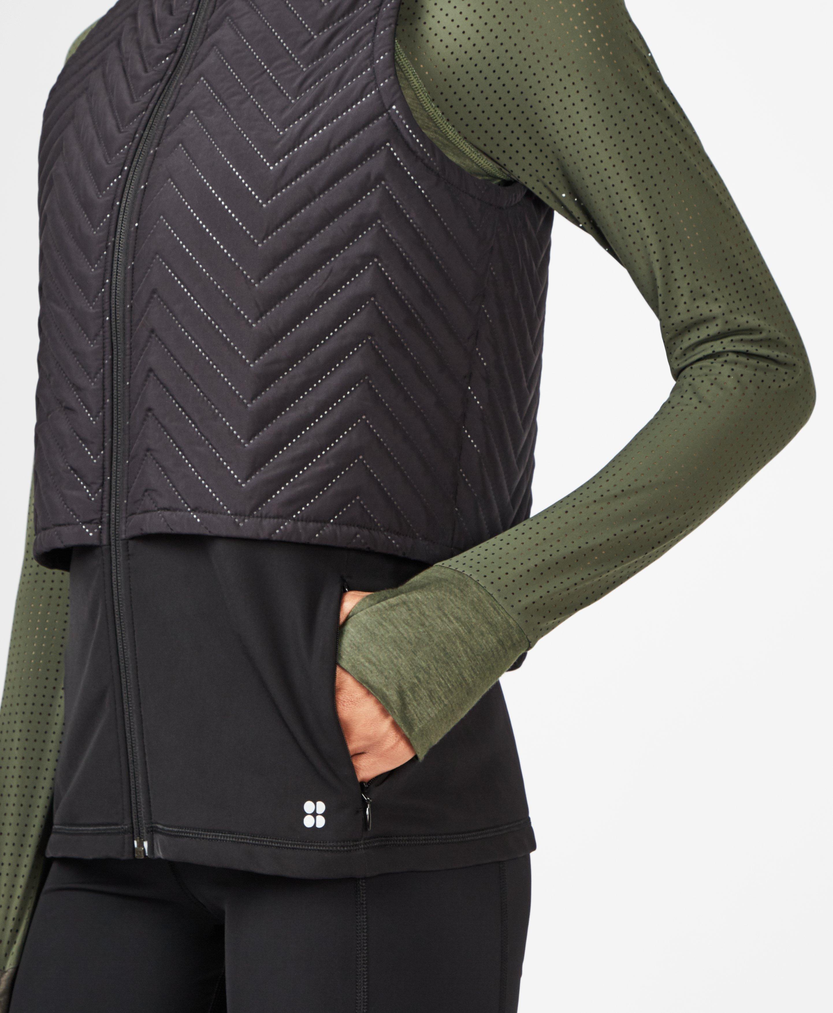 sweaty betty running gilet