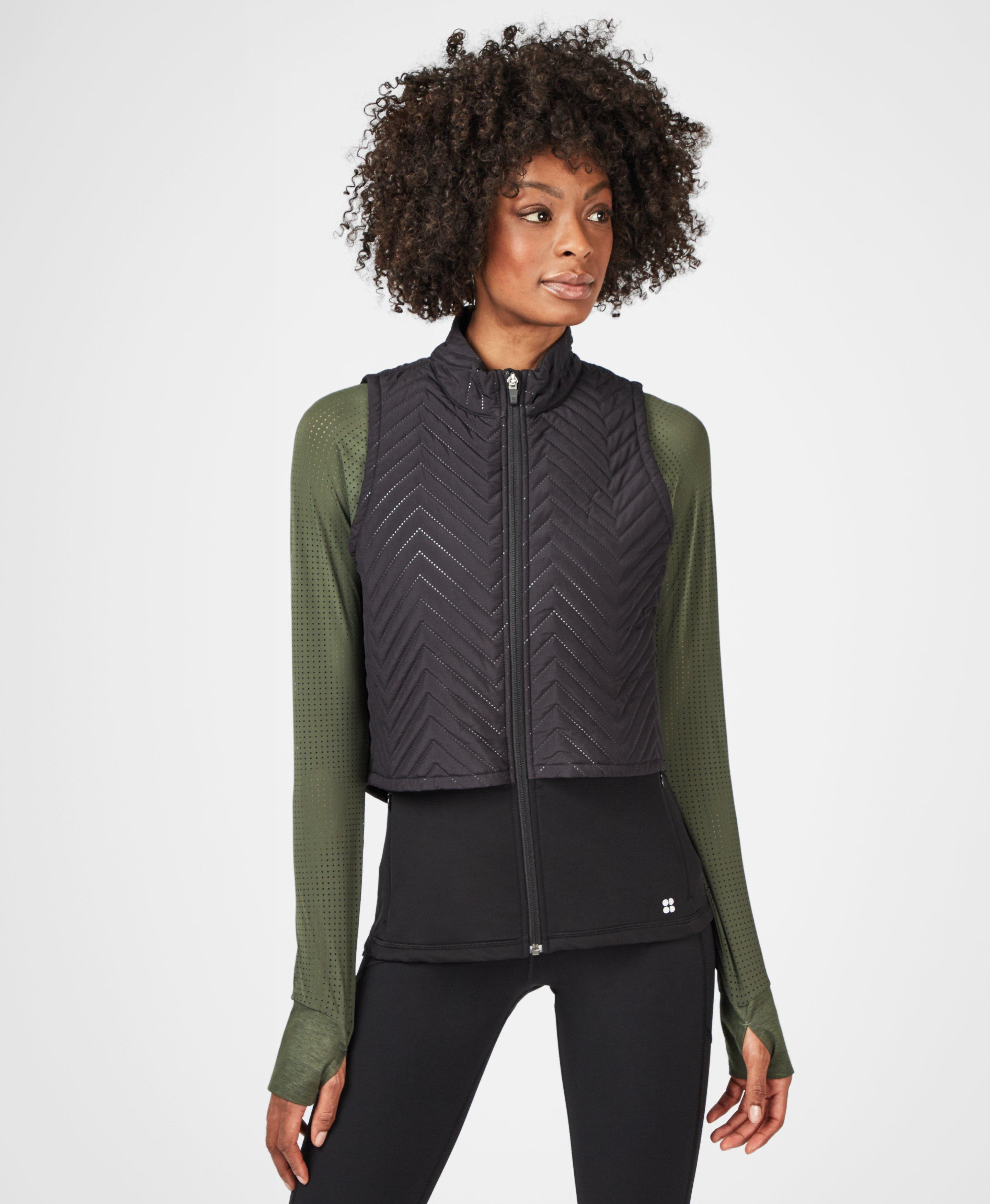 sweaty betty running gilet