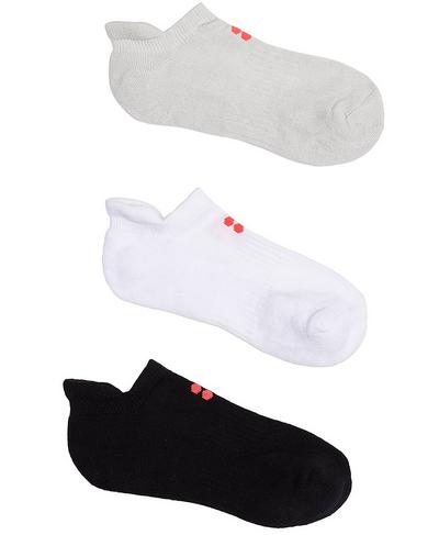 Workout Sneaker Socks 3 Pack , Black Multi | Sweaty Betty