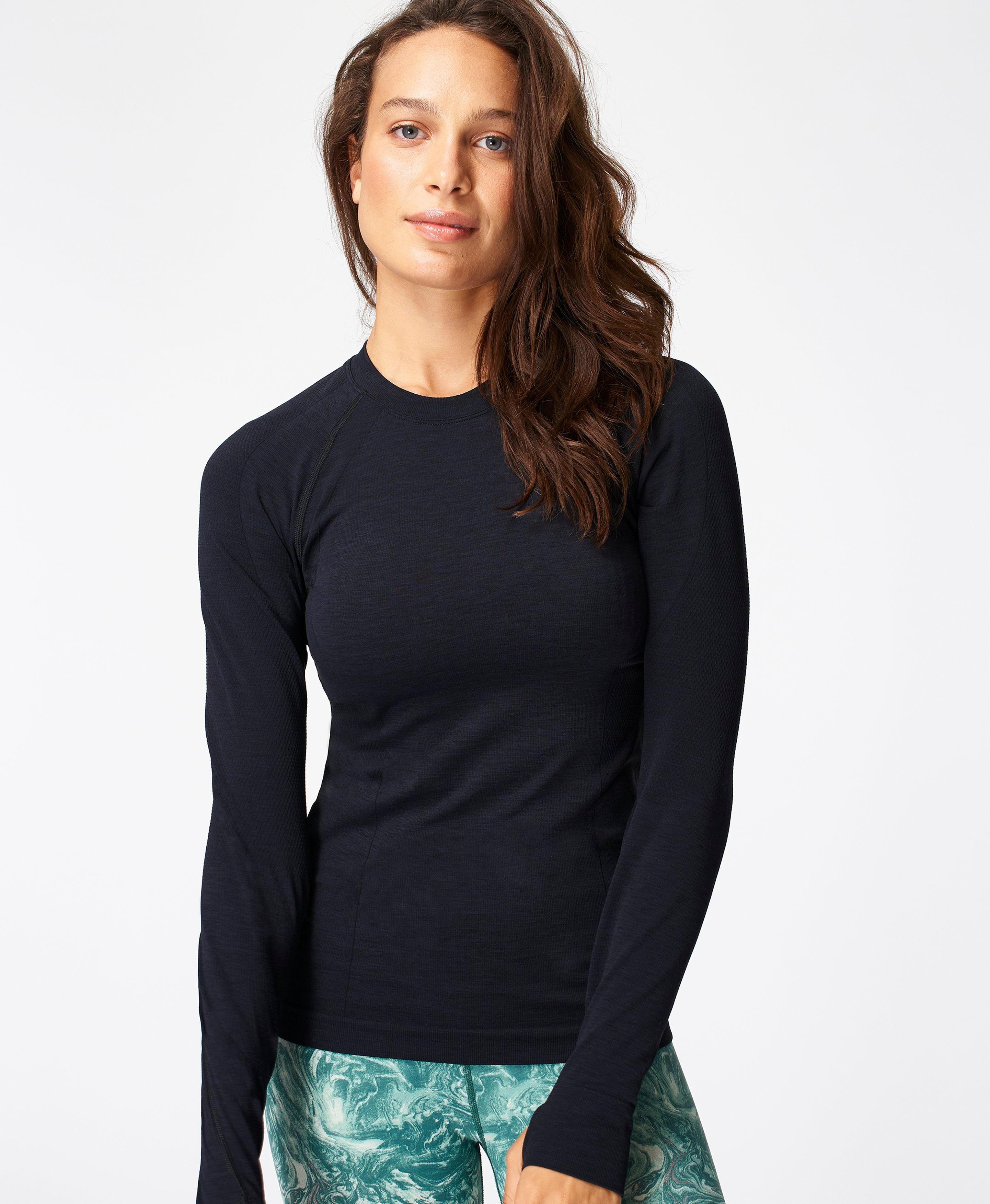 sweaty betty long sleeve running top