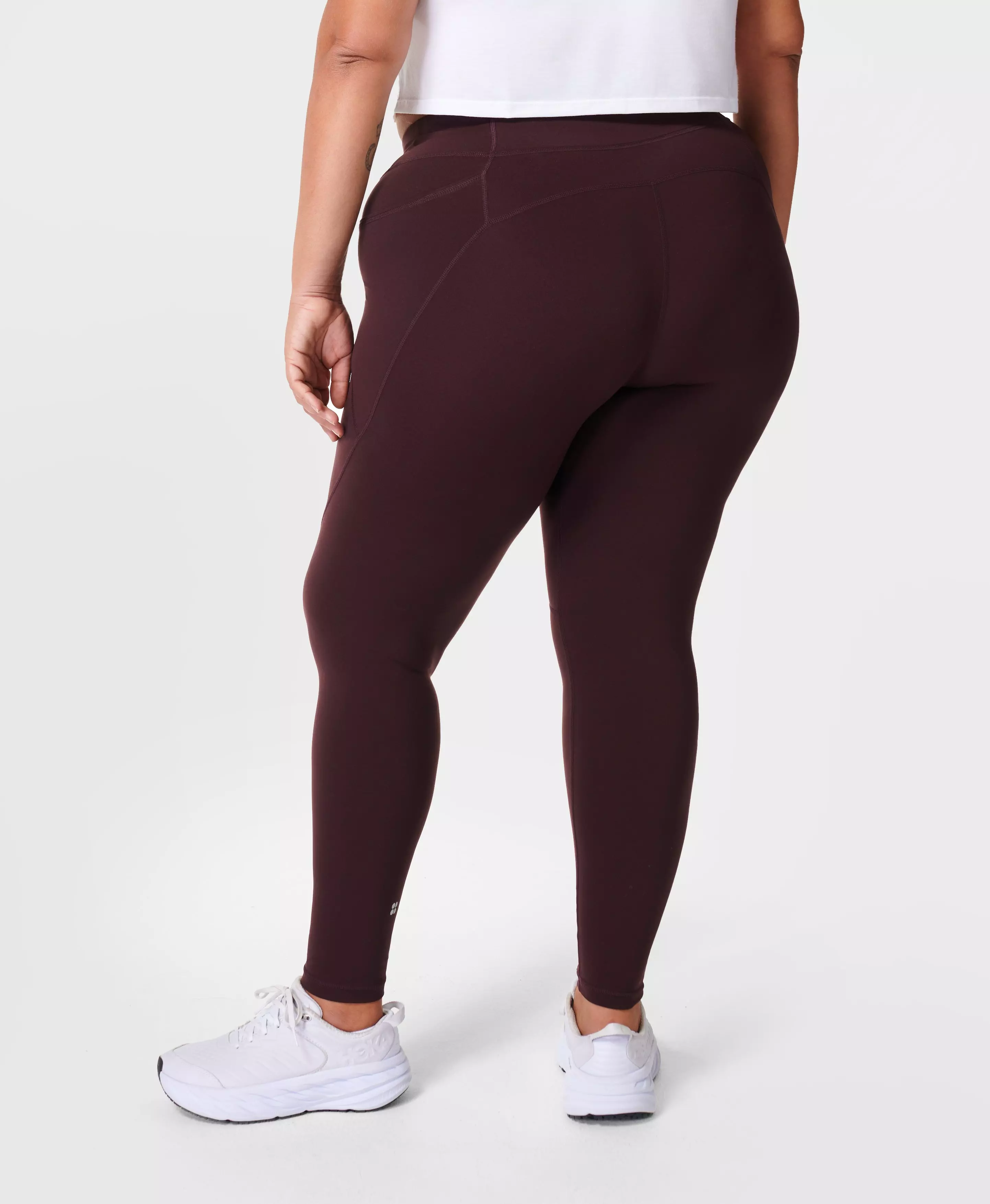 Sweaty Betty Womens Bum Sculpting Power Cropped Workout Leggings with Side  and Back Pocket Size Xs Black at  Women's Clothing store