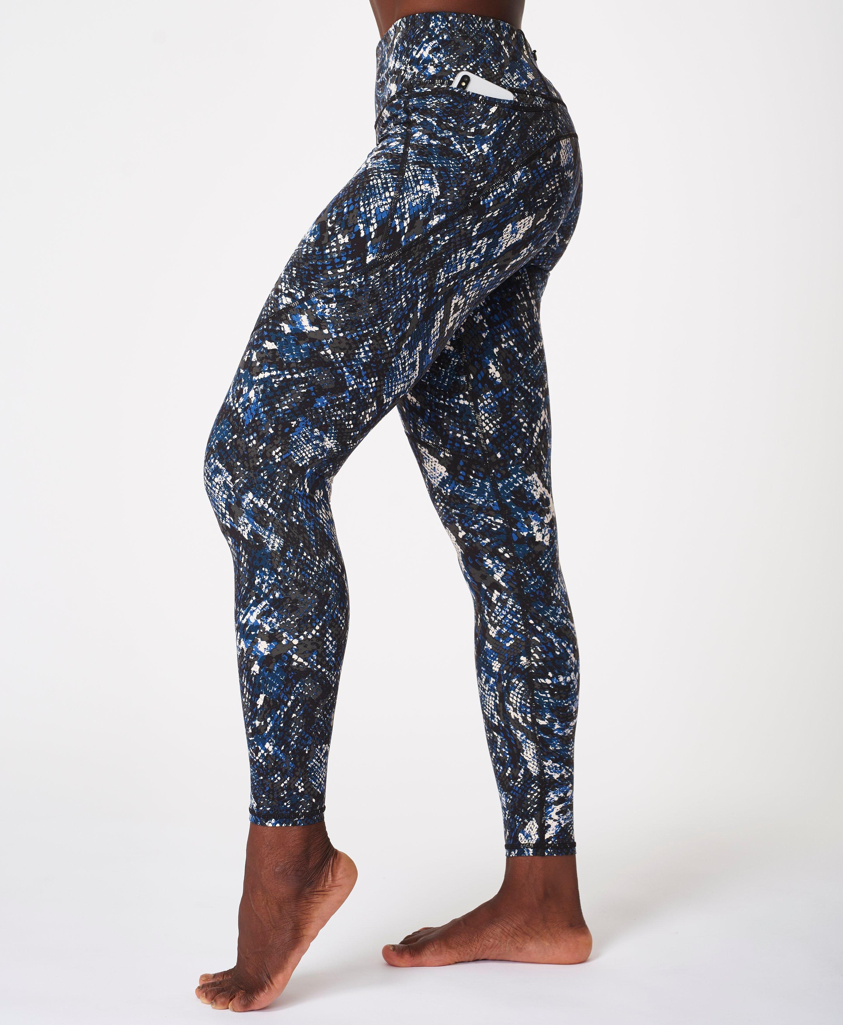 snake print workout leggings