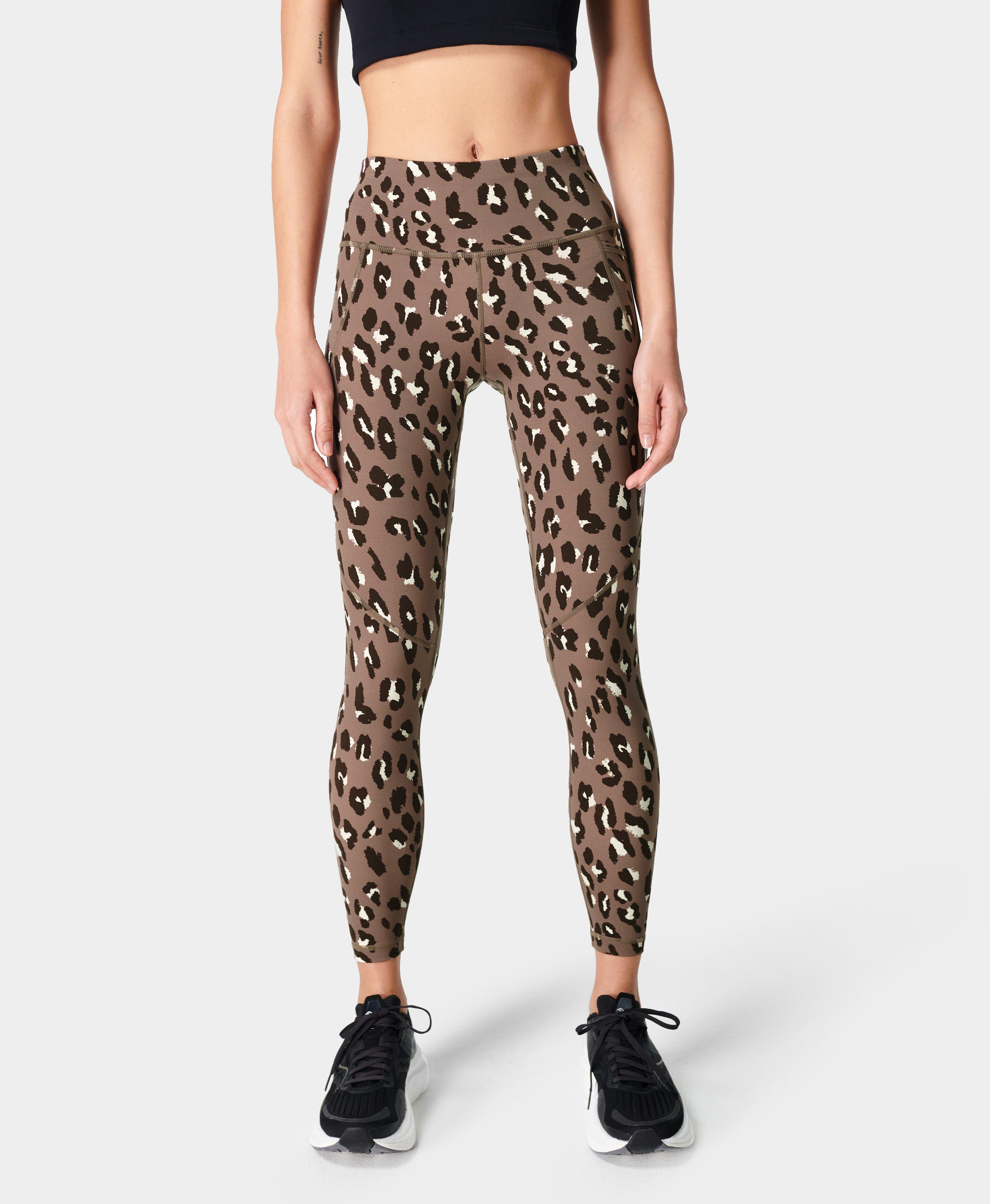 Womens Brown Workout Pants