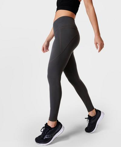 Power Fitness Leggings, Slate Grey | Sweaty Betty