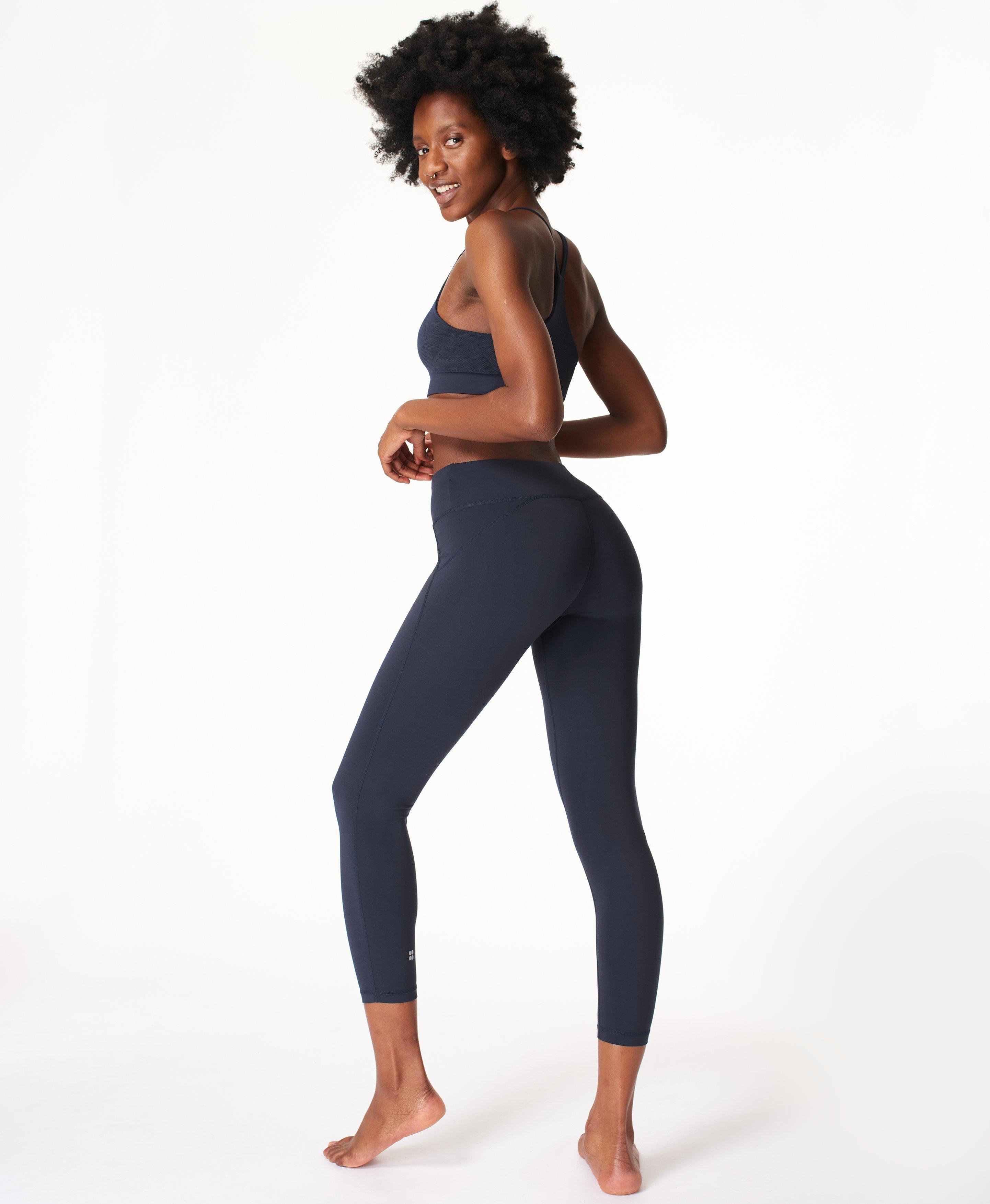 Navy Blue Athletic Leggings