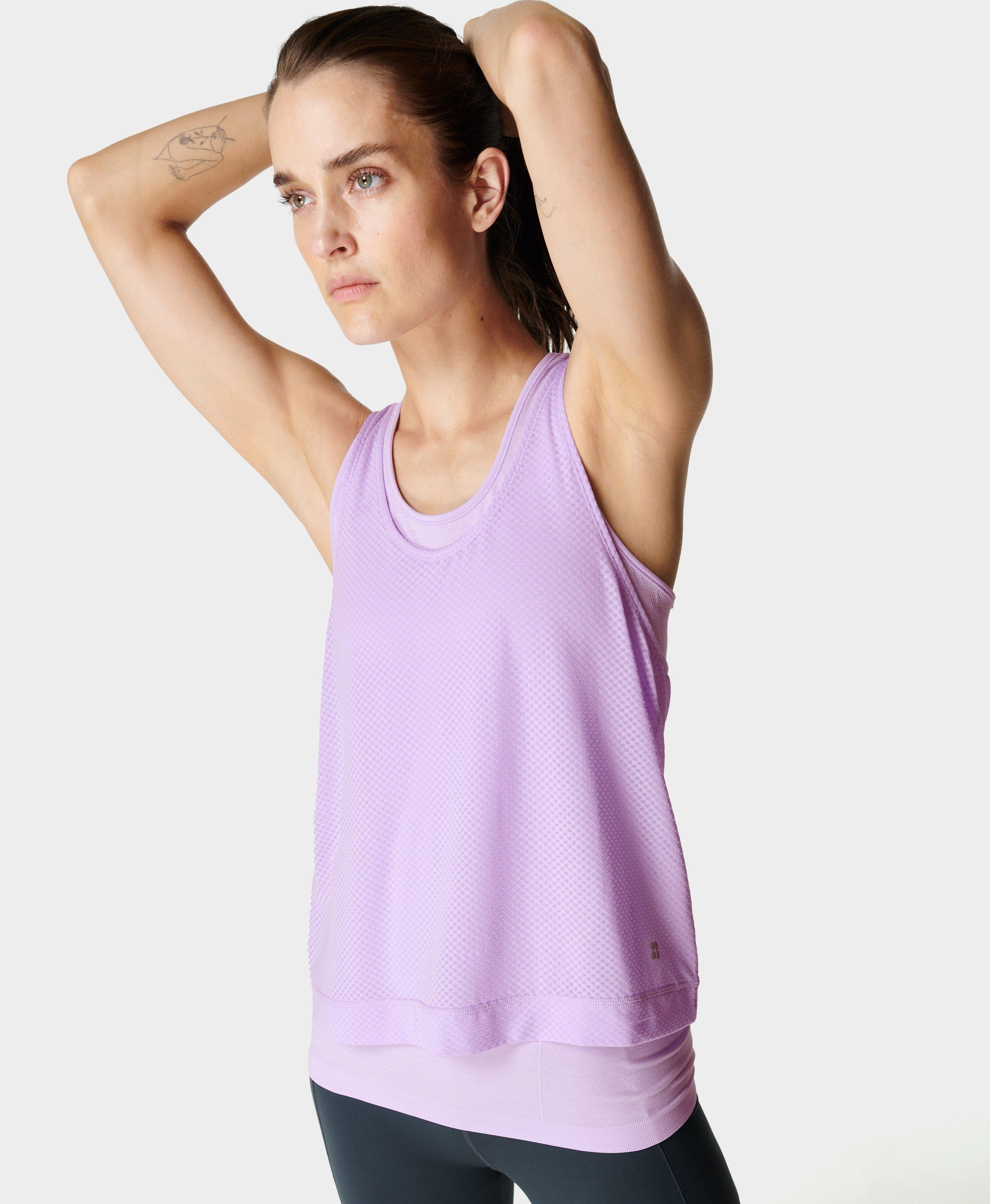 ladies gym vest tops uk