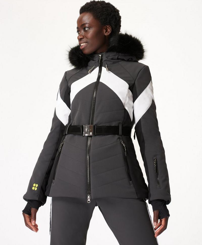 Method Ski Jacket - slategreycolourblock | Women's Ski Tops | www ...