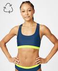 Synchronised Swim Bikini Top, Beetle Blue | Sweaty Betty