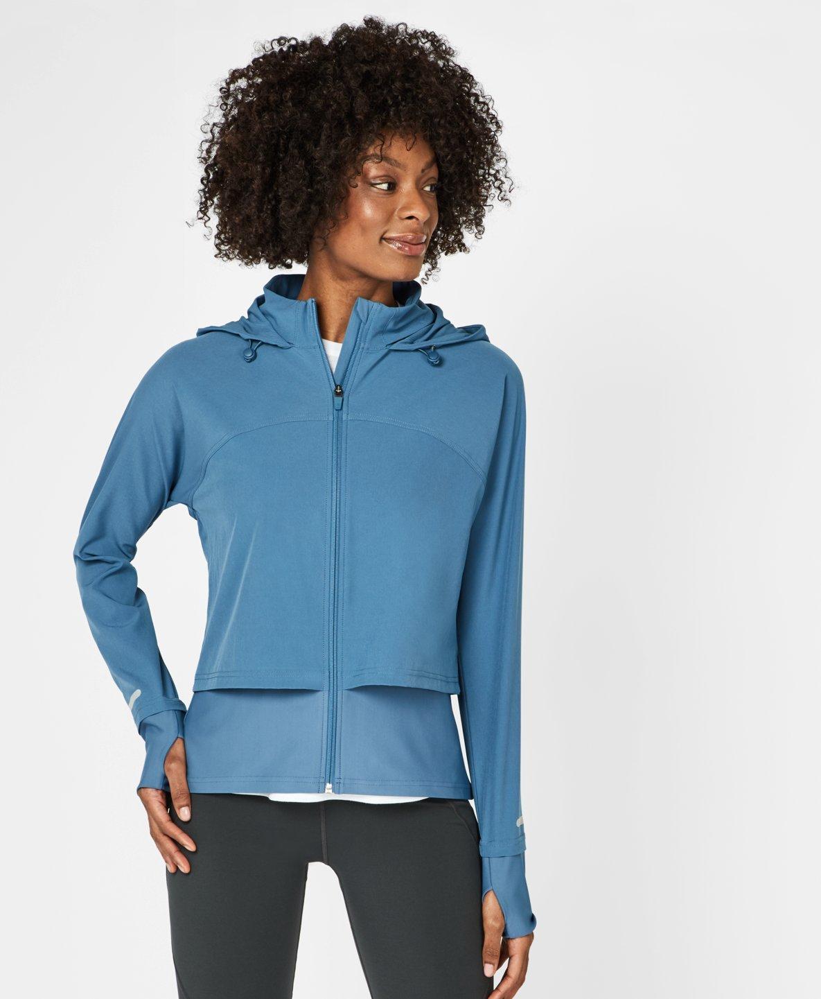 Fast Track Running Jacket, Stellar Blue | Sweaty Betty