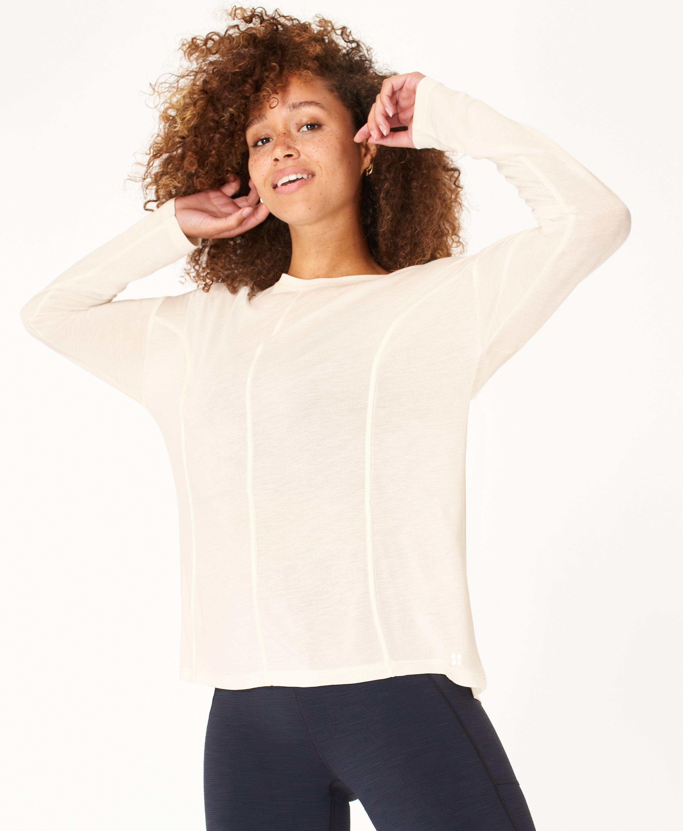 long sleeve yoga tops