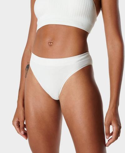Mindful Seamless Hipster Briefs, Lily White | Sweaty Betty
