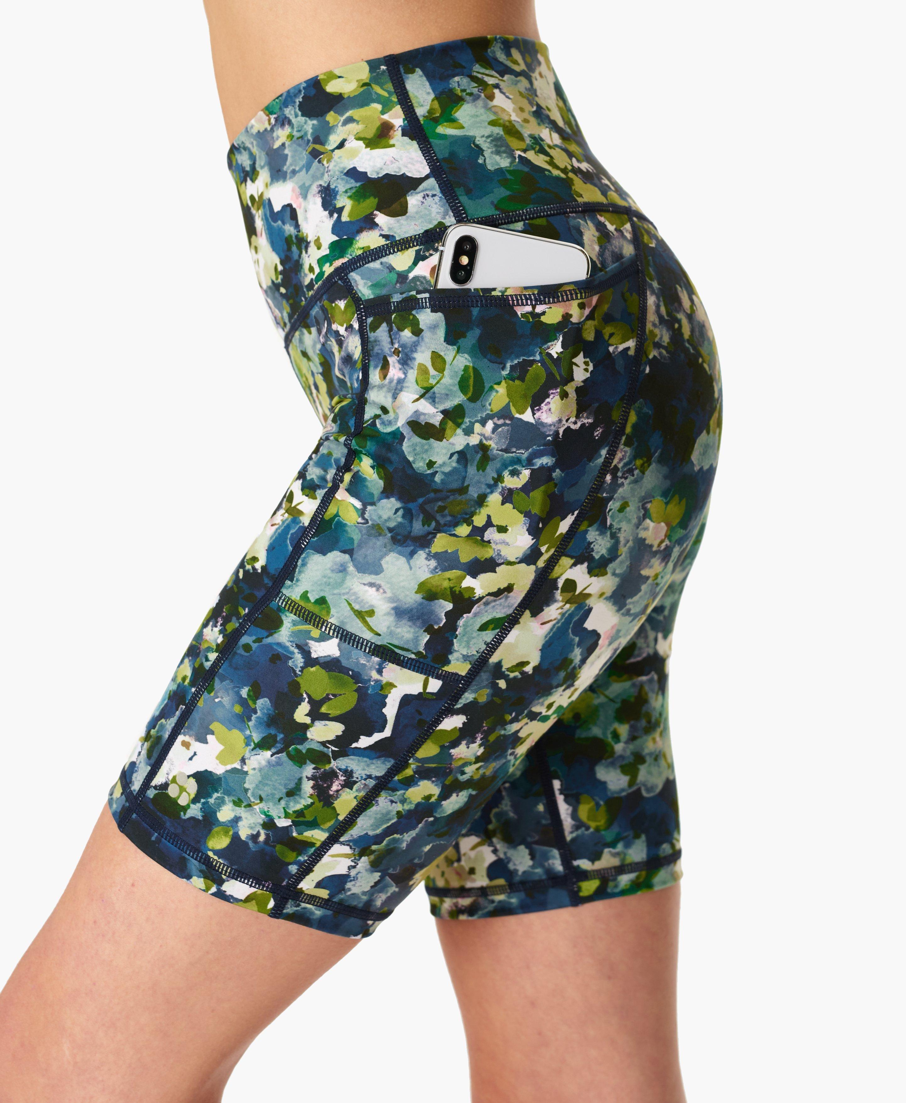 Cycling Shorts - greenspringfloralprint 