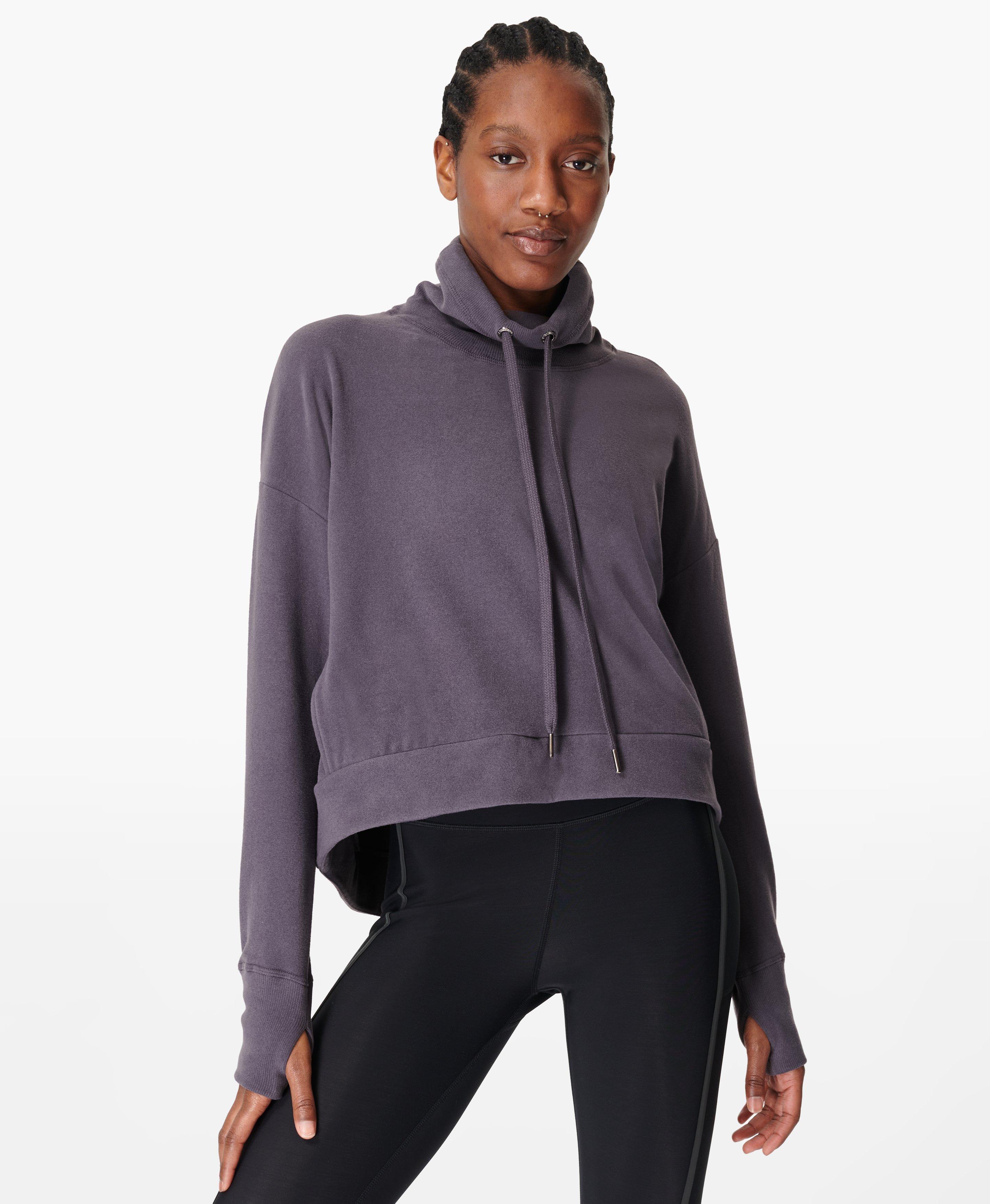 sweaty betty jog on running hoodie
