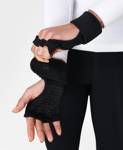 Workout Grip Gloves, Black A | Sweaty Betty