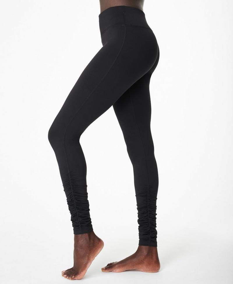 ruched bottom gym leggings