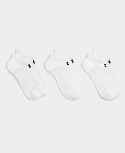 Leichte Sneaker Socken im 3er-Pack, White | Sweaty Betty